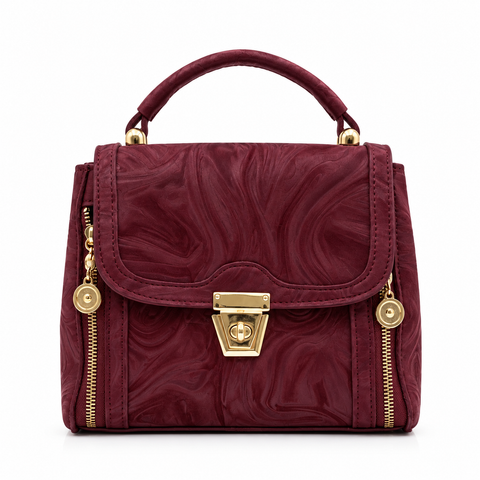 Onyx Crossbody Maroon