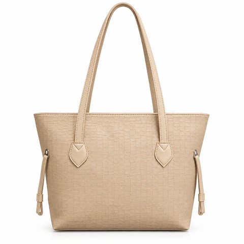 Dany Croc Tote Beige