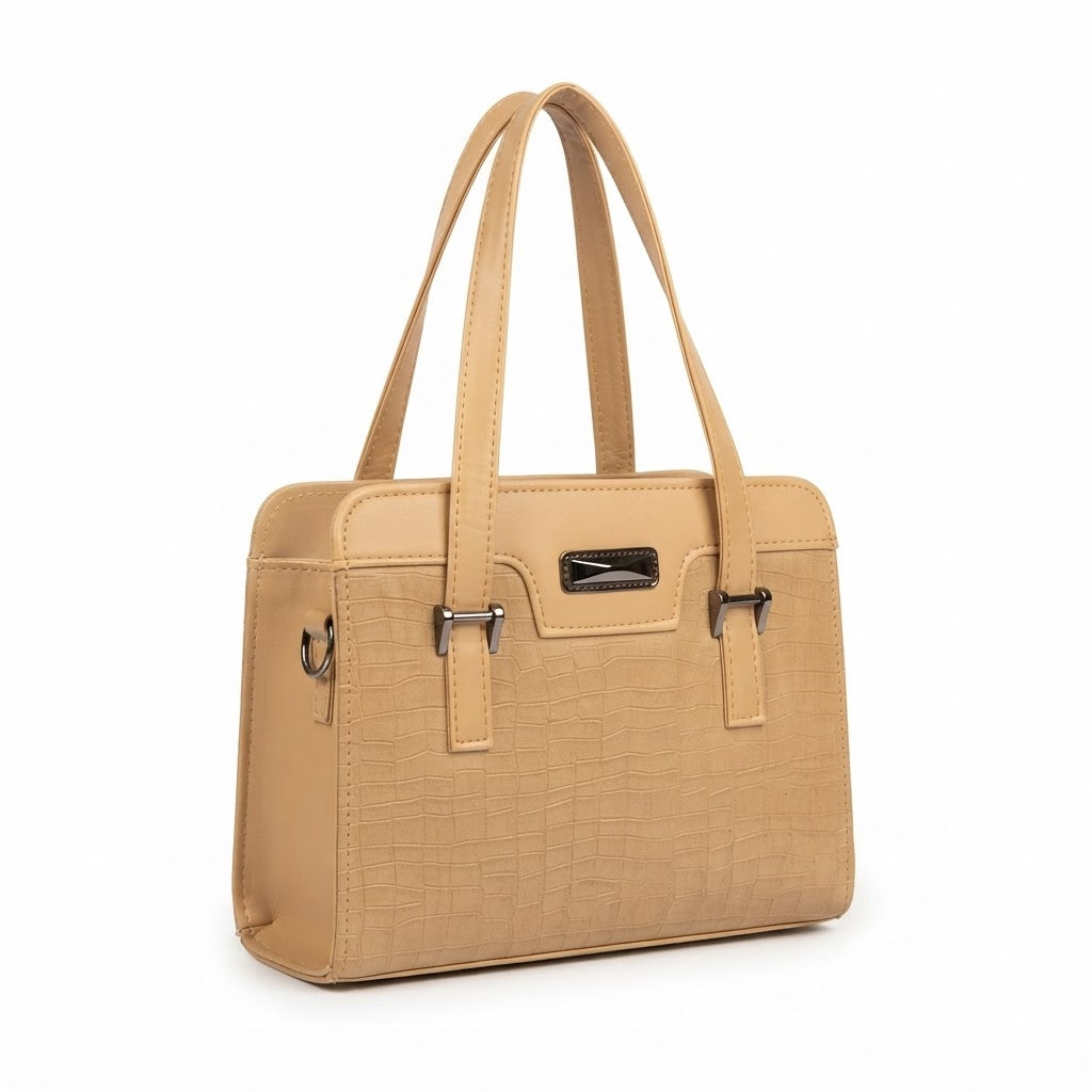 Aura Beige Handbag