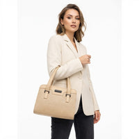 Aura Beige Handbag