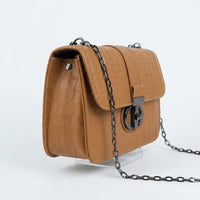 Croc Crossbody Mustard