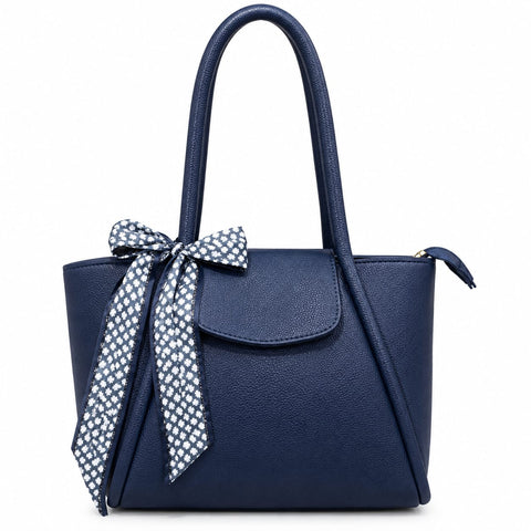 Flap Tote Navy