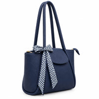 Flap Tote Navy