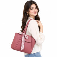 Flap Tote Pink