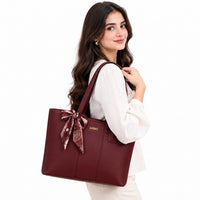 Berry Tote Maroon
