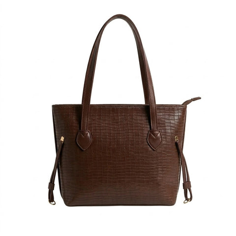 Dany Croc Tote Brown