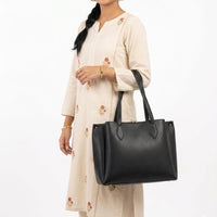 Matt Black Tote