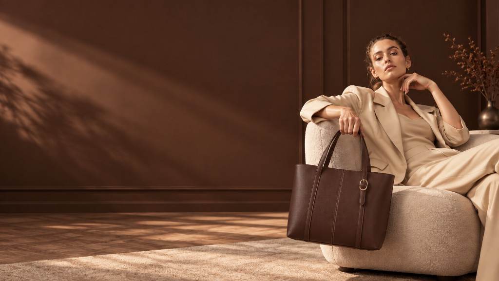 Luna Croc Brown