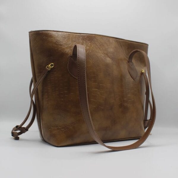 Dany Croc Tote Brown - Image 2