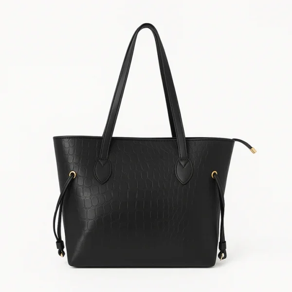 Dany Croc Tote Black