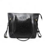 Dany Croc Tote Black-1