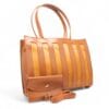 Stripe Tote 2pcs Mustard-2
