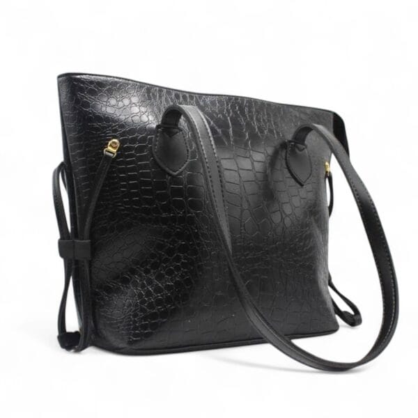 Dany Croc Tote Black-2