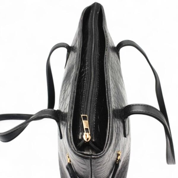 Dany Croc Tote Black-3