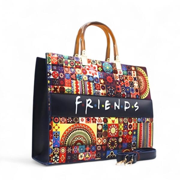 Friends Printed Blue-2