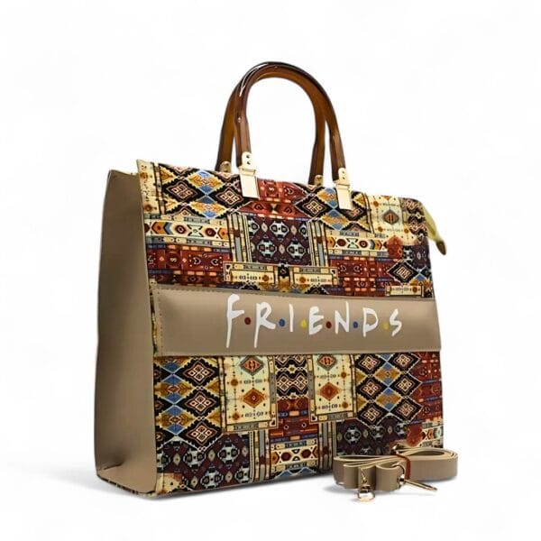 Friends Printed Beige-2