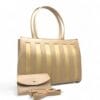 Stripe Tote 2pcs Beige-2