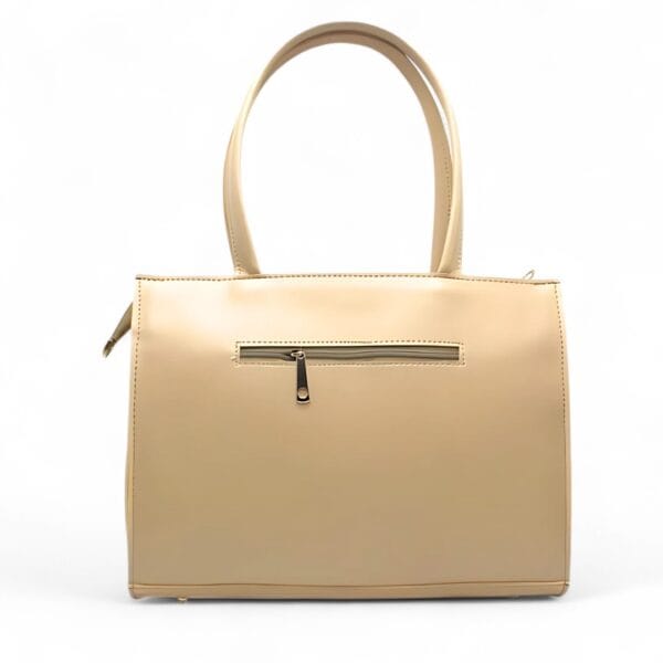 Stripe Tote 2pcs Beige-3