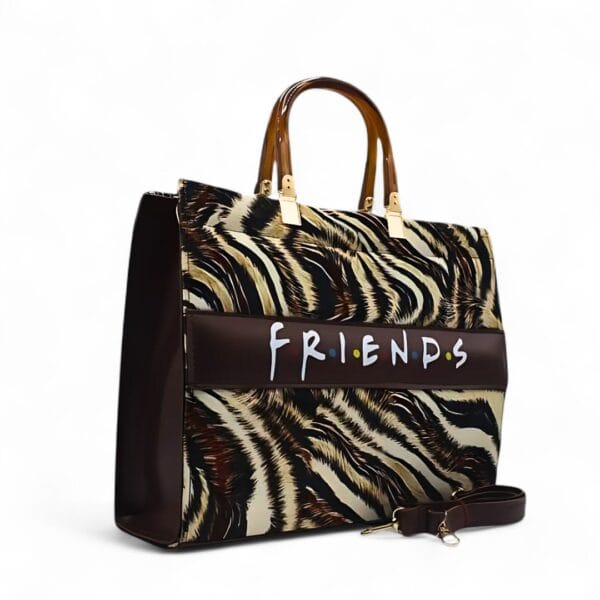 Friends Printed Brown-2