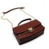 Tee Mustard Patent Crossbody-1