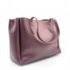 Matt Burgundy Tote-2