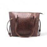 Dany Croc Tote Chocolate-1