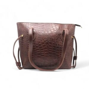 Dany Croc Tote Chocolate-1