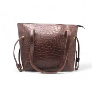 Dany Croc Tote Chocolate-1