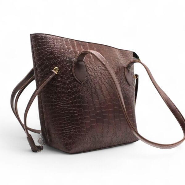 Dany Croc Tote Chocolate-2