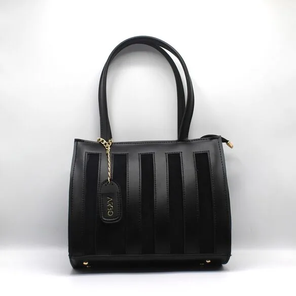 Stripe Black Bag