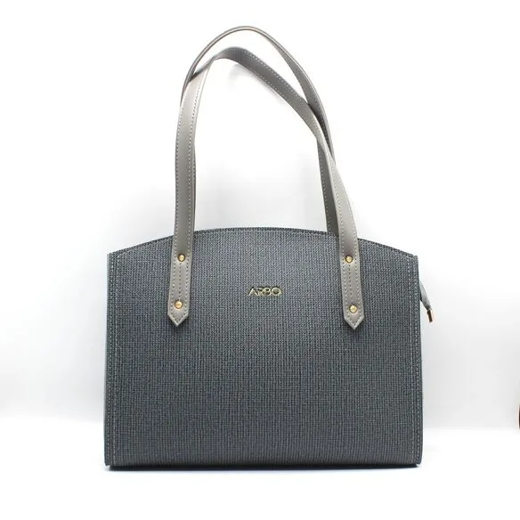 Sleek Grey Tote